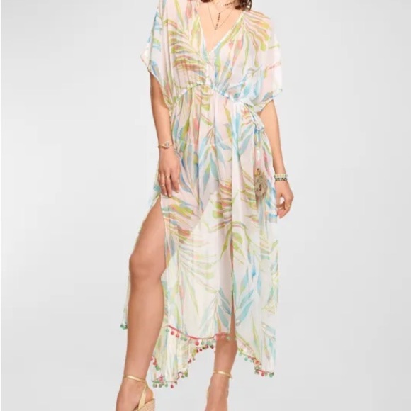 Ramy Brook Kelsey Cover Up Dress SZ Large Color is Kelp (green) SOLD OUT NWT - Picture 5 of 5